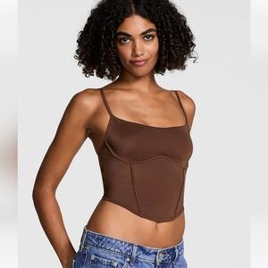 Victorias Secret PINK cinched micro corset top